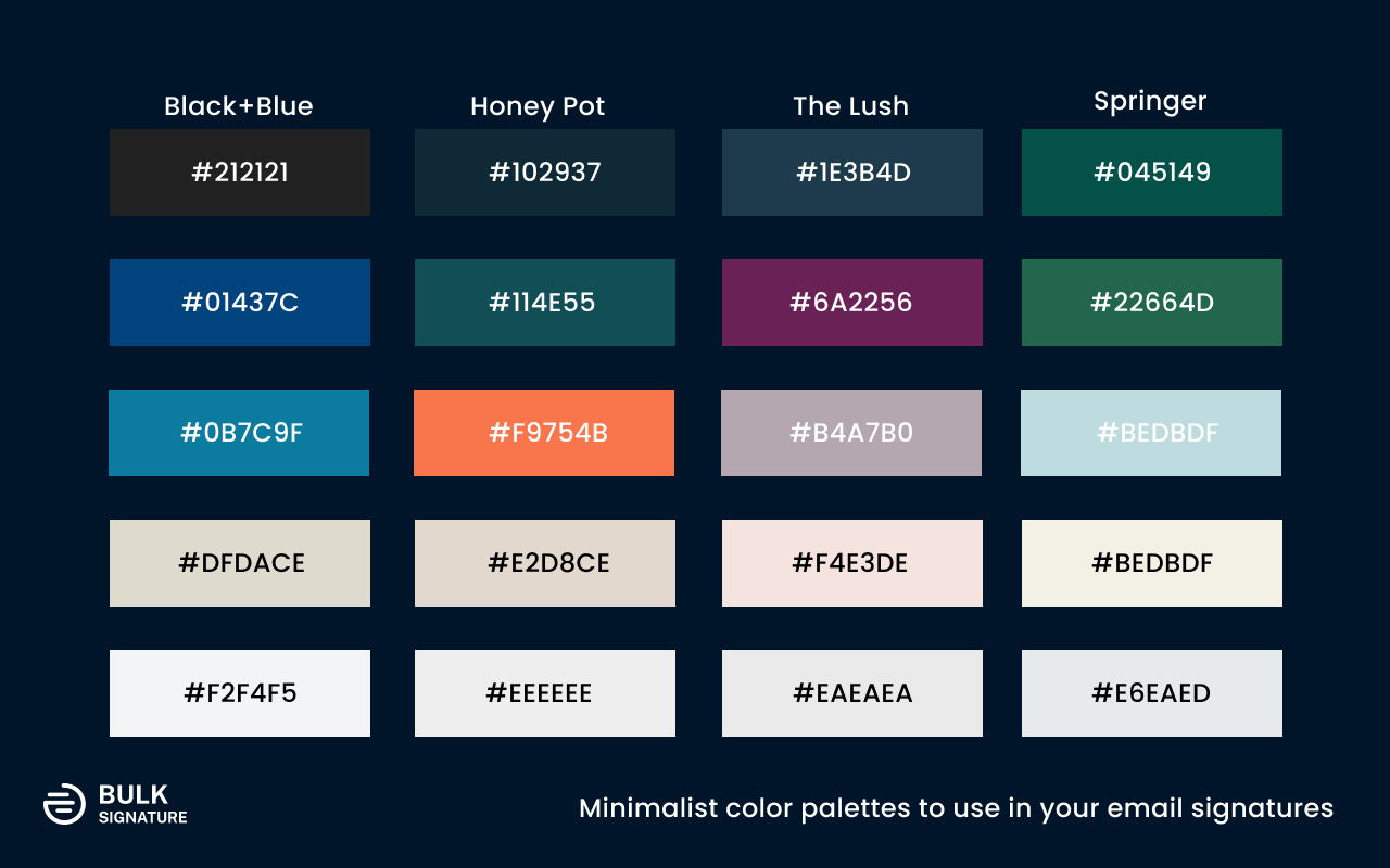 How to Find the Best Colors for Your Email Signature