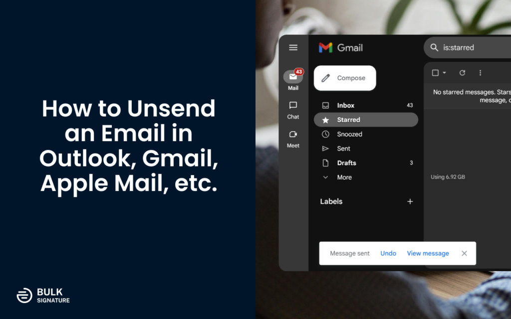 Learn how to unsend an email in different platforms