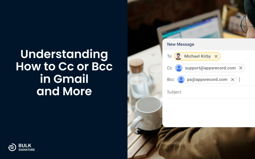 Learn how to cc or bcc in Gmail
